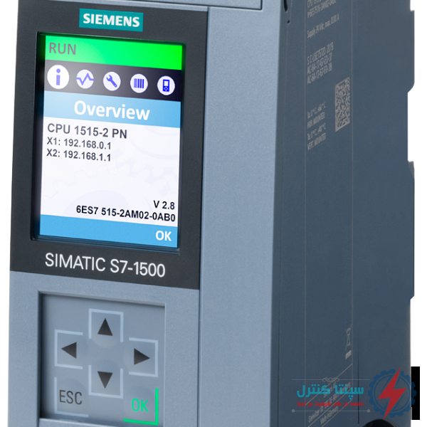 قیمت سی پی یو سری 1500 زیمنس با کد 6ES7515-2AM02-0AB0
