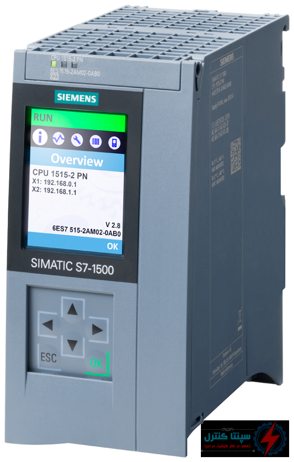 قیمت سی پی یو سری 1500 زیمنس با کد 6ES7515-2AM02-0AB0 قیمت سی پی یو سری 1500 زیمنس با کد 6ES7515-2AM02-0AB0