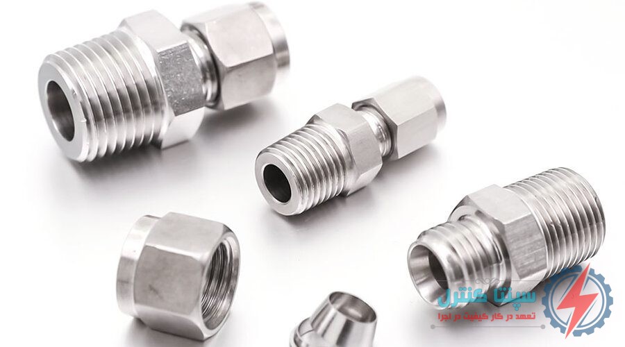 نقشه انفجاری میل کانکتور یا فیتینگ یک سر مهره Male Connector